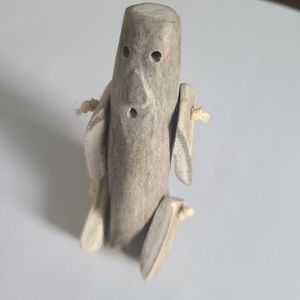 Carved Inuit Antler doll